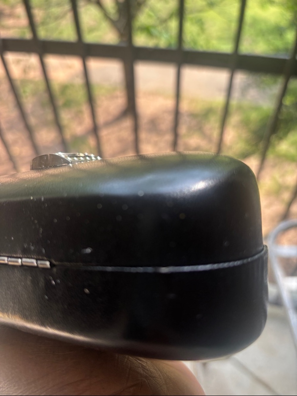 Dolce & Gabbana Black Eyewear Case with Silver DG Emblem - Picture 8 of 9